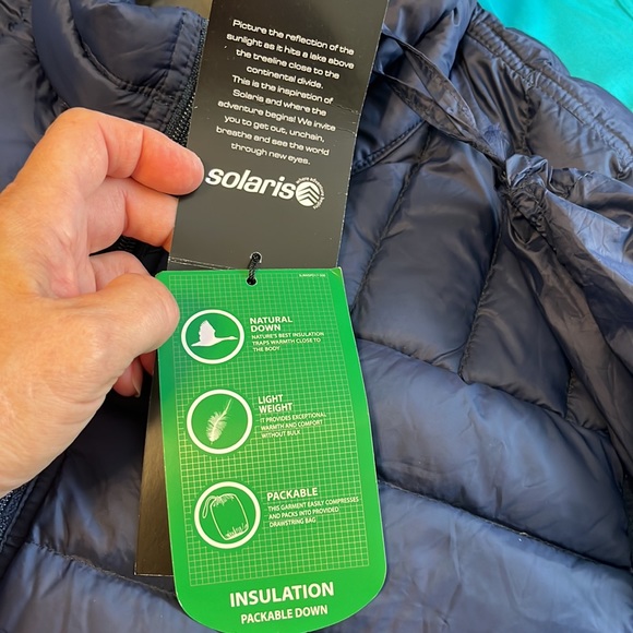 Solaris packable down navy vest - Picture 9 of 9